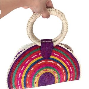 New Colorful Woven Handbag